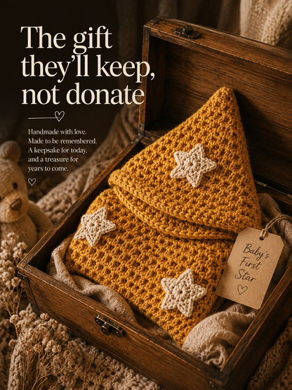 Crochet Baby Star Halloween Costume Pattern | Baby’s First Halloween Handmade Crochet Star Costume
