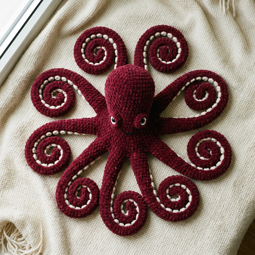 Anchor The Octopus Pattern | Crochet Pattern |Digital Download | PDF